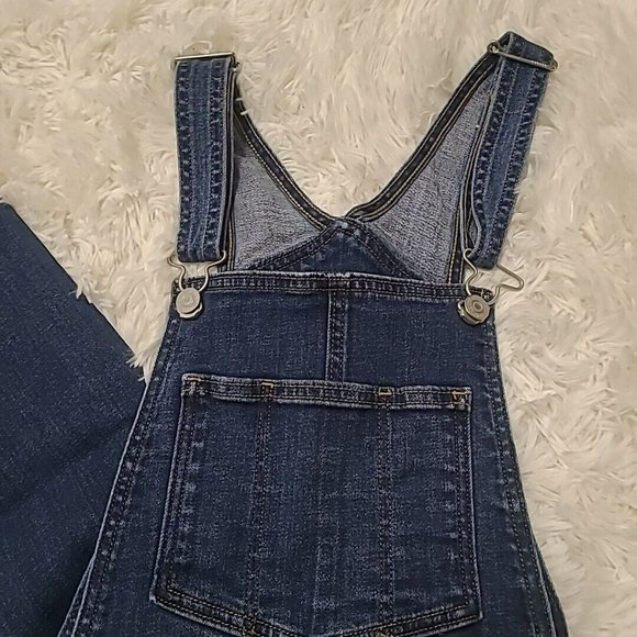 Levi Jeans Womens 29 Blue Denim Overalls Coveralls Signature Outdoors Preppy EUC - Picture 3 of 12